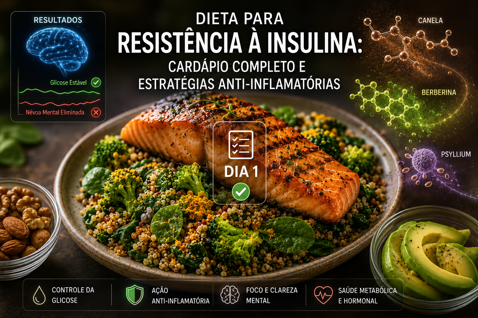 Dieta para Resistência à Insulina: Cardápio Completo de 7 Dias