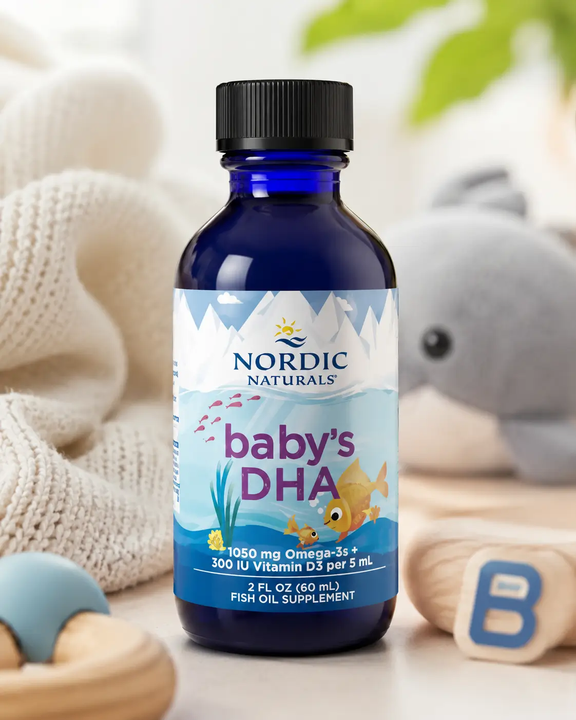 Foto real do Nordic Naturals DHA infantil tirada das avaliações da Amazon