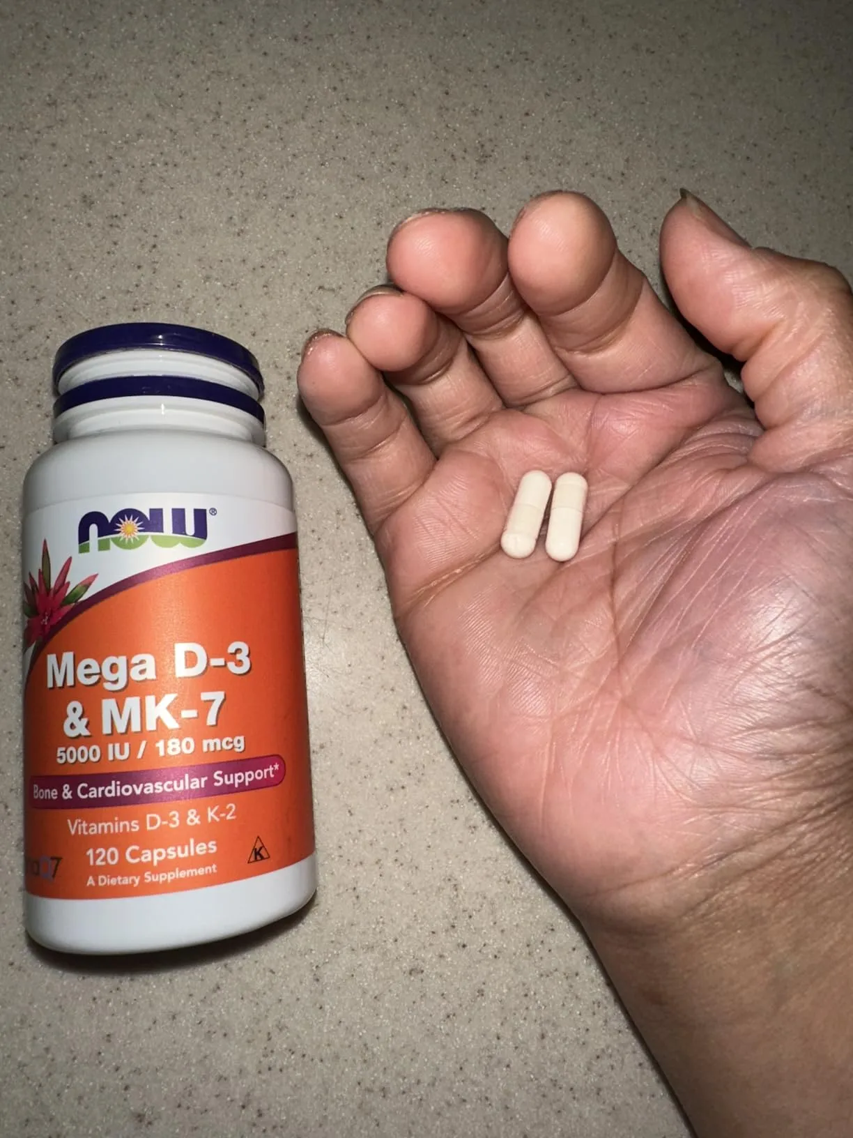 NOW Foods Mega D-3 e MK-7